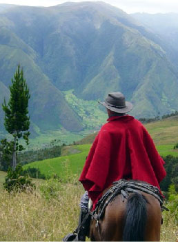 Horse riding vacations in Ecuador