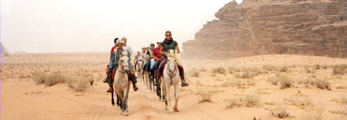 Horse riding vacations in Jordan