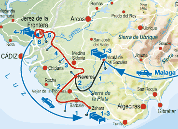 Feria Ride Route