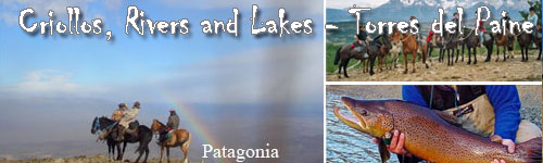Criollos, Rivers and Lakes in Patagonia