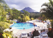 Pool & Volcano View at Arenal Paraiso