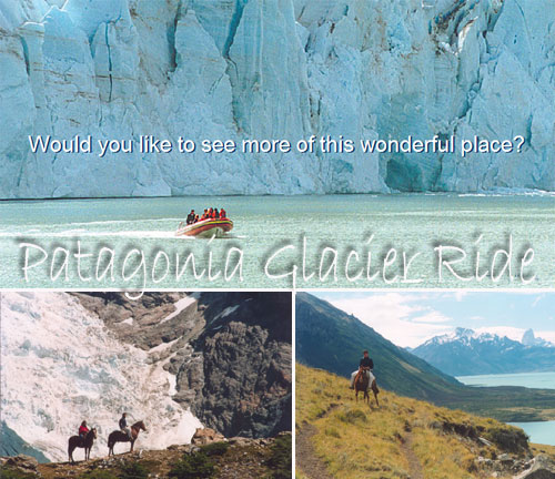 Patagonia Glacier Ride - Lake Viedma Glacier in Patagonia with Hidden Trails