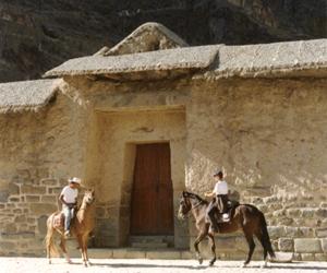 Inca ruins at Ollantaytambo