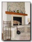 Chimenea en la sala de Reunion
