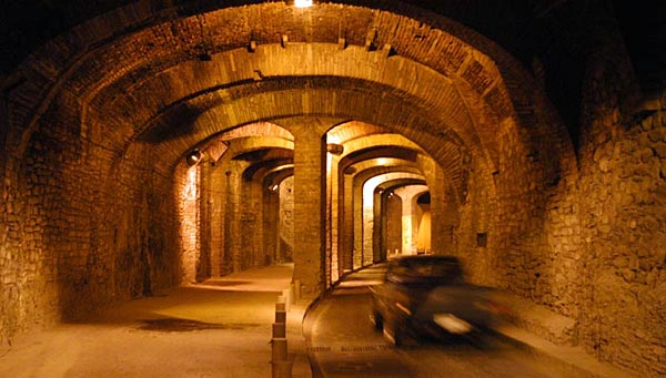 Tunnel roads at Guanajuato