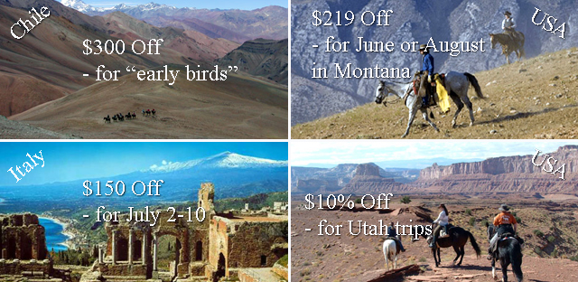 Specials Offers from Hidden Trails in June 2011