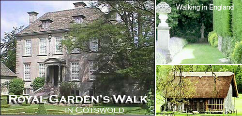 Walking in Cotswold - the Royal Gardens of England