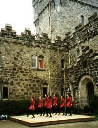 Step Dancing Glenveagh Castle County Donegal