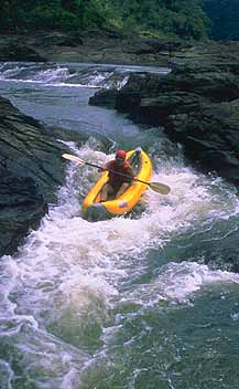 We also run the Macal in "duckies", or inflatable kayaks.