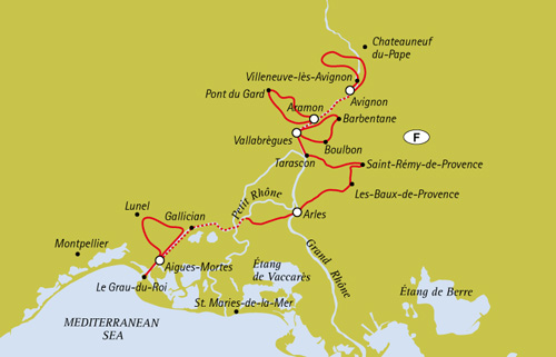 France Bike Tours Avignon to Aigues Mortes Europe